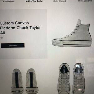 Converse - Custom Platform Chucks!